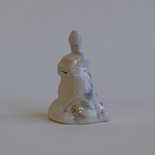 Hoffnung auf Hilfe 7cm Porzellan / Blumendruck